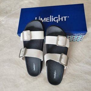 Limelight brand, Ladies Sandals, never worn, original Box incl, White, Size 9